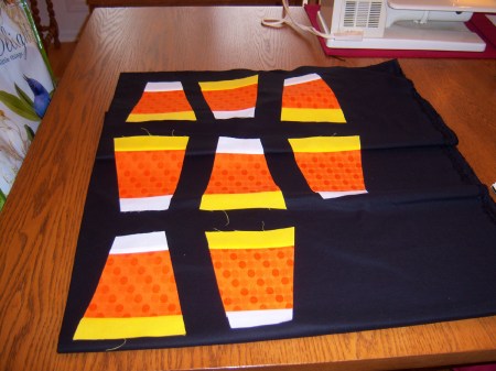 Modern Quilt Guild Challenge 2013 auditioning and layout options