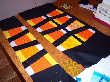 Modern Quilt Guild Challenge 2013 assembly