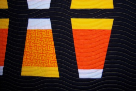 Close up of Modern Quilt Guild Season Challenge 2013