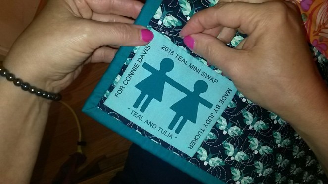 Teal Mini Swap 2016 - Teal and Tulia