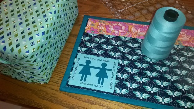 Teal Mini Swap 2016 - Teal and Tulia